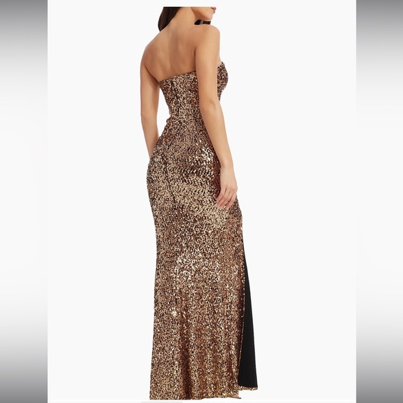 Fernanda Sequin Mermaid Gown - Picture 3 of 5